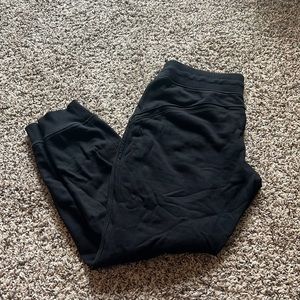 Black Lululemon joggers Size 10